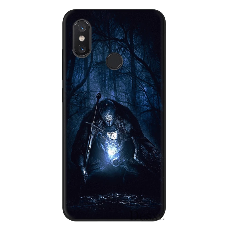 Силиконовый чехол Desxz для телефона Xiaomi Mi 6 8 9 10 9t cc9 E SE A1 2 Pro Lite сумка Dark