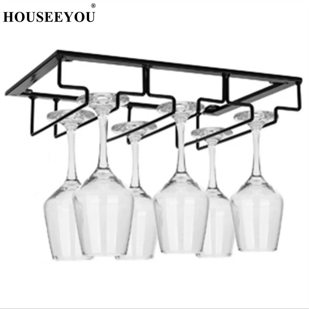 Кухонные принадлежности для дома стойка Винных Бокалов железная металлическая