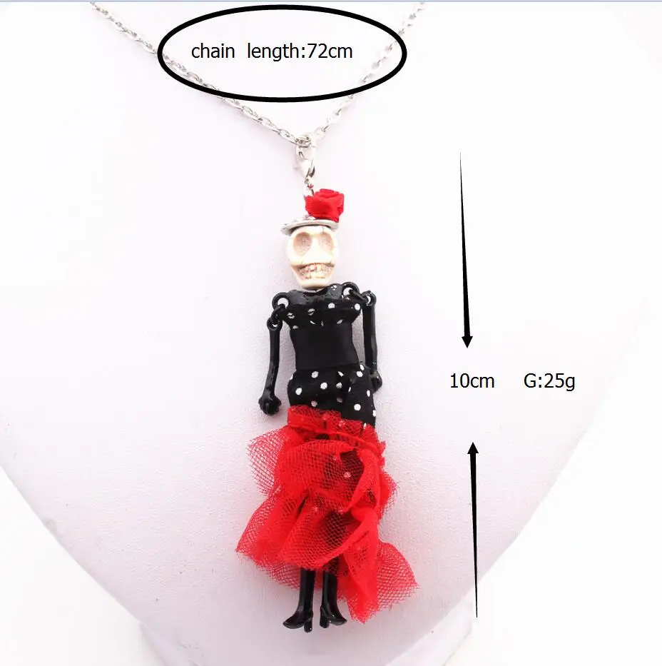 Трендовая танцевальная кукольная подвеска ручной работы в стиле Парижа длинное