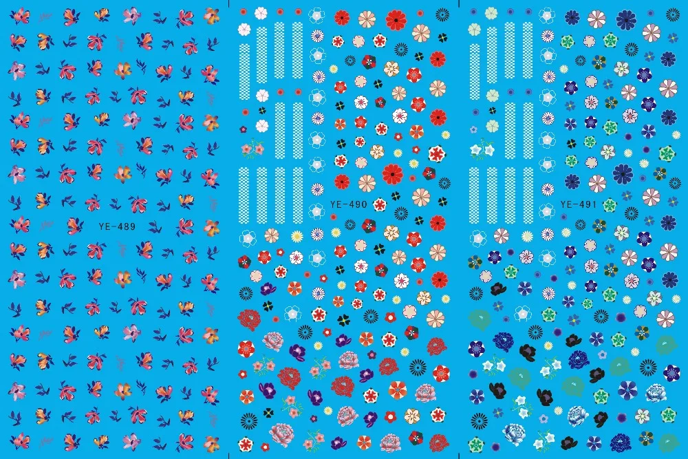 3 упак./лот водная переводная наклейка искусство ногтей фотография летающий