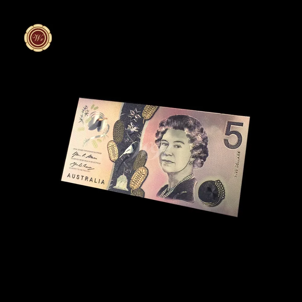 WR 2016 новая золотая Note цветная австралийская металлическая Золотая фольга