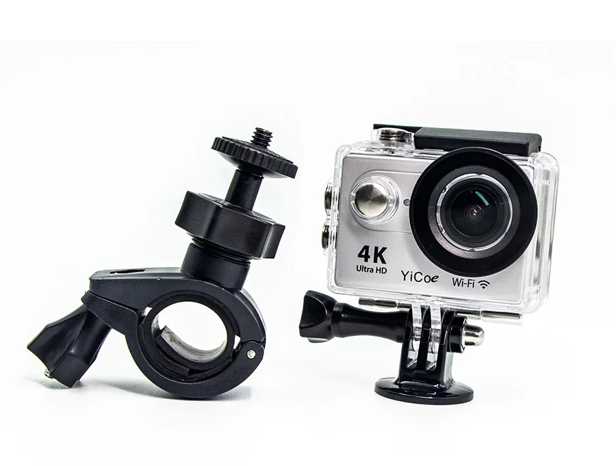 Аксессуары для экшн-камеры Gopro Hero7 6 5 SJ4000 Xiaomi Yi 4 k, поворотное крепление на руль велосипеда, зажим для мотоцикла