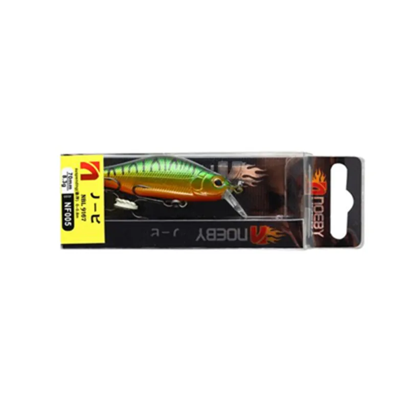 

NOEBY Minnow Bait 7cm 8.3g Suspending 0-0.8m Isca Artificial Hard Bait VMC Hook Leurre Dur Swimbait Lure Wobbler Fishing Tackle