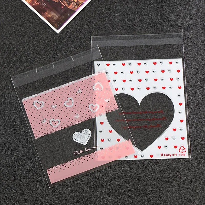 100 шт. пластиковые пакеты для упаковки конфет печенья|bag fringe|bag polobag xbox |