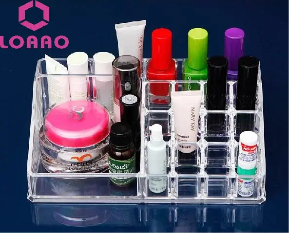 China Brand LOAAO crystal make up cosmetic organizer storage case box Container/bathroom organizer/jewelry | Дом и сад