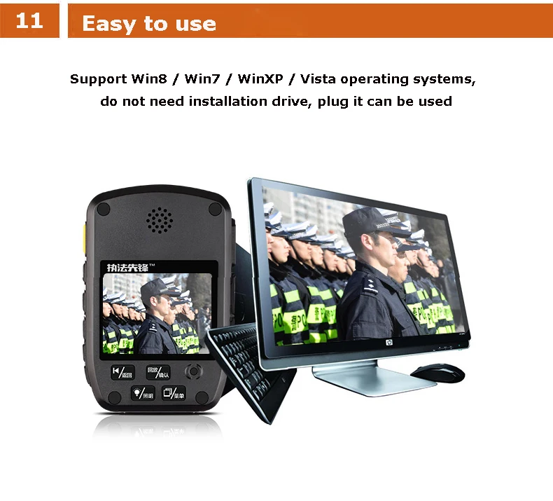 D900 Новатэк 96650 64 ГБ Full HD 1080 P полиции тела лацкане носить видео Камера Регистраторы DVR ИК ночного Cam 6 час Запись