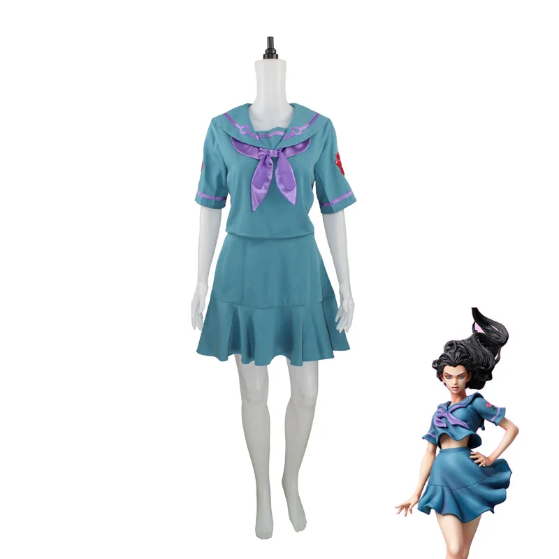 Костюм для костюмированной вечеринки JoJo's Bizarre Adventure Yamagishi Yukako на Хэллоуин топ +