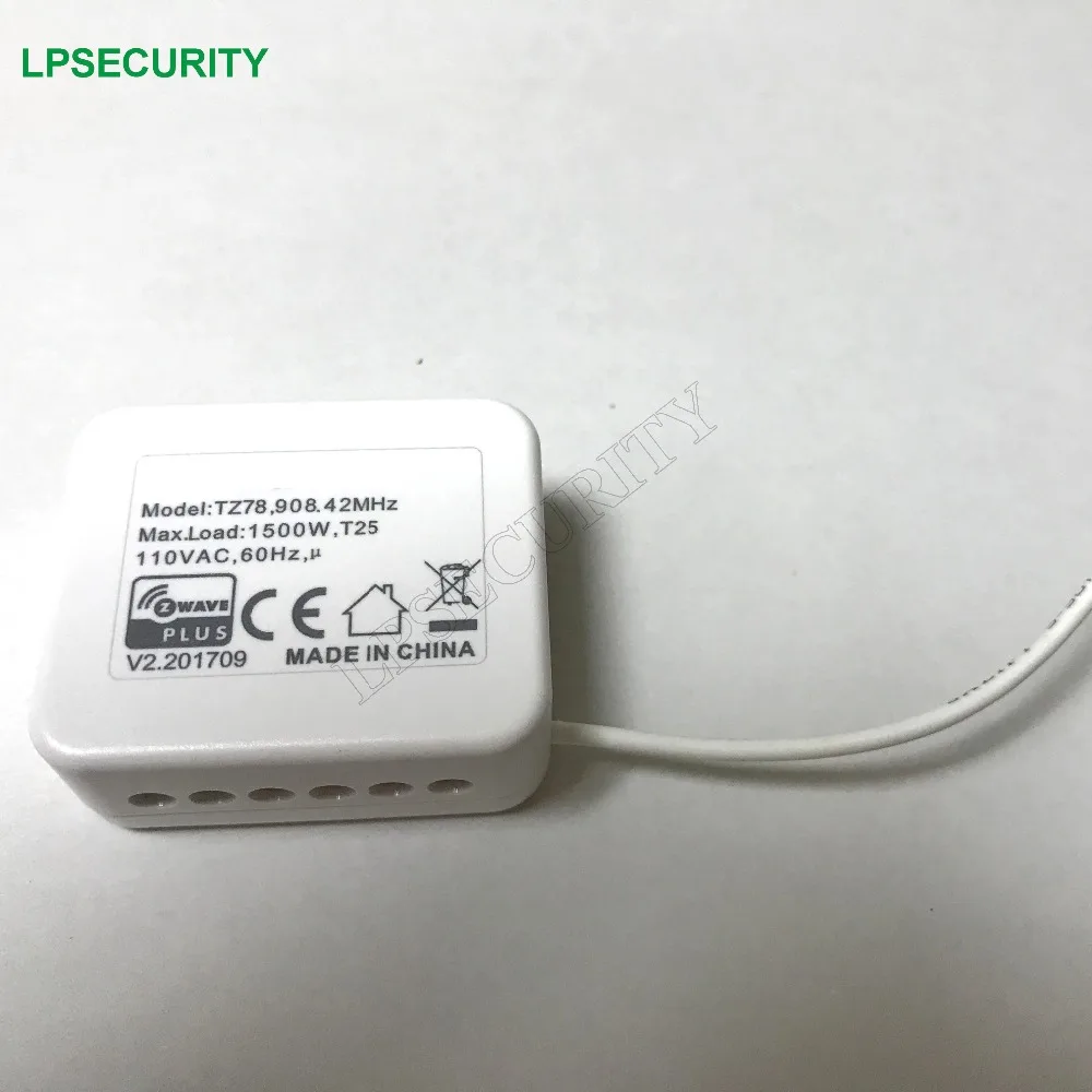 Z WAVE Plus вставной модуль управления переключателем TZ78 для системы освещением