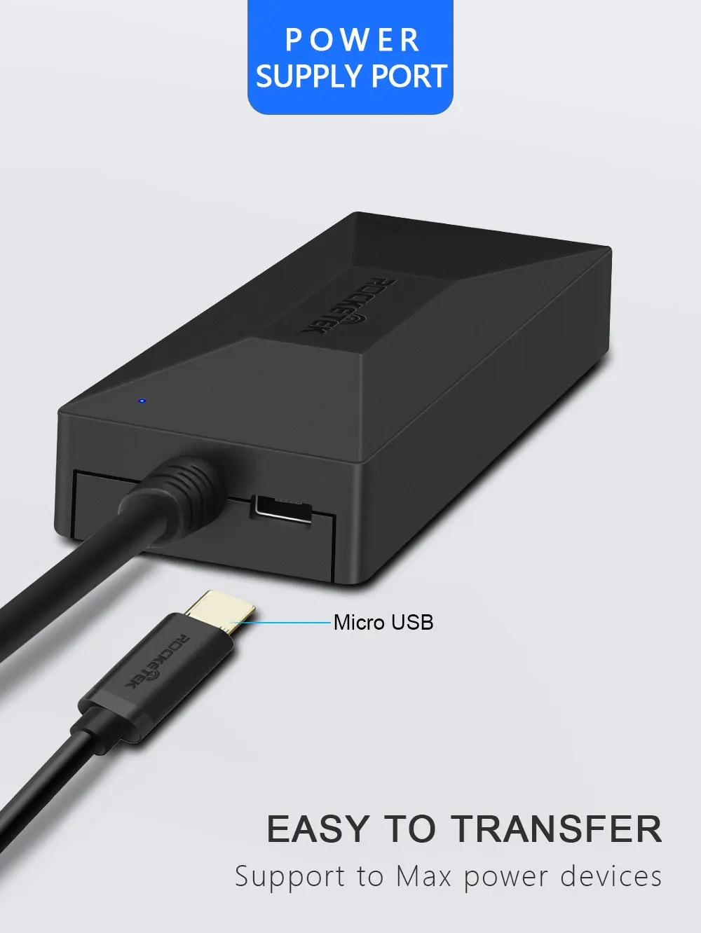 Rocketek Мульти USB 3,0 концентратор 3 порта адаптер сплиттер SD/TF кард-ридер для MacBook Air компьютер Ноутбук аксессуары