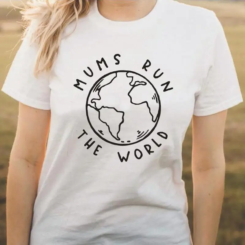 

Футболка женская с коротким рукавом, Модный Графический Топ на день матери, в стиле Харадзюку, для мам