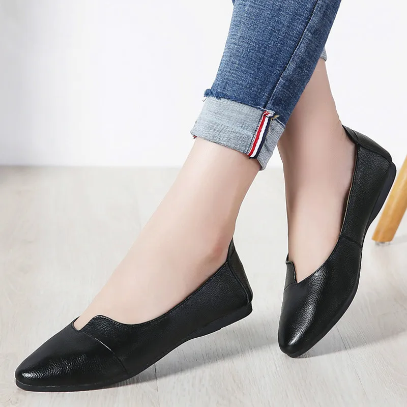 Женская обувь на плоской подошве коллекция 2019 года весенние балетки из