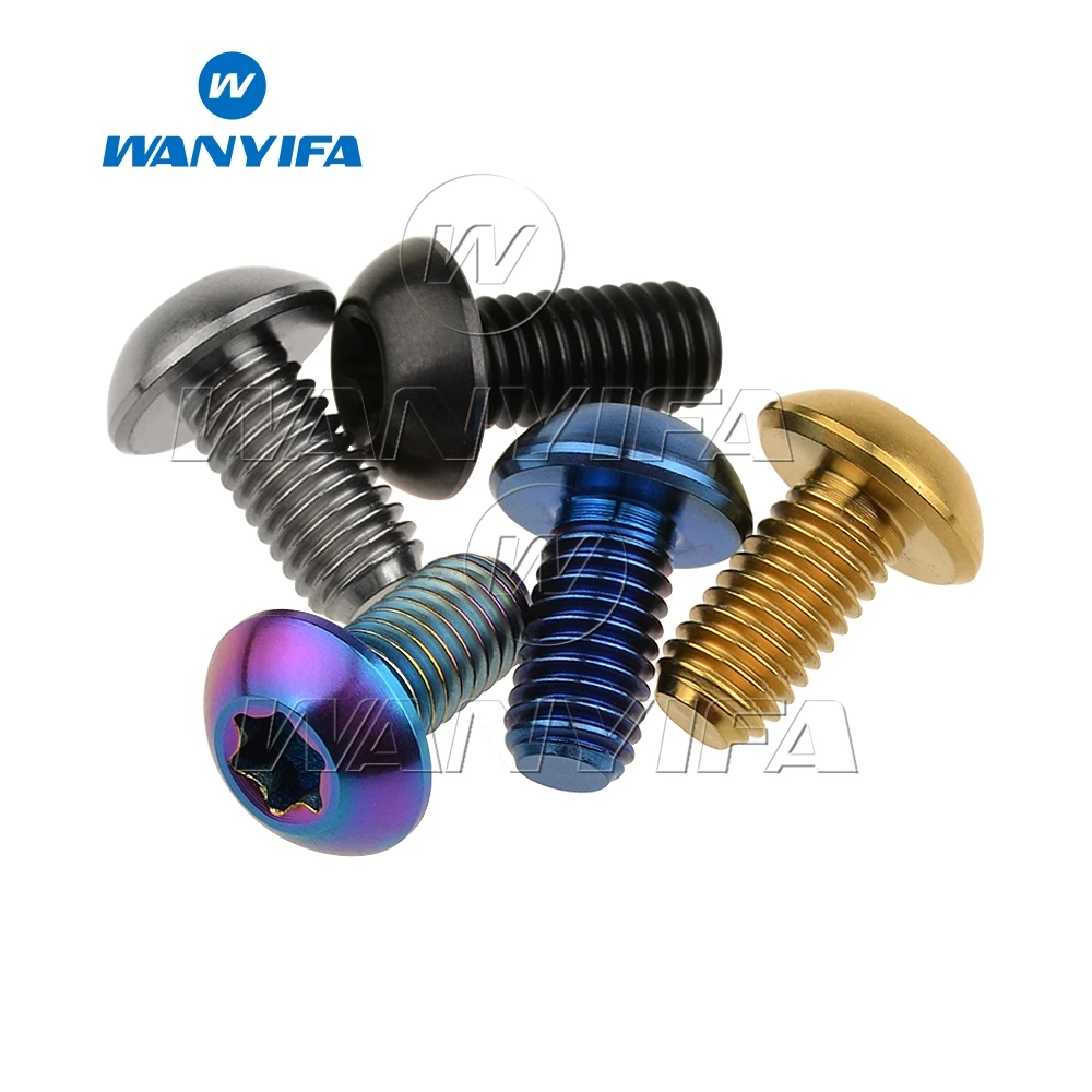 Wanyifa M5X10mm Torx 25 головка титановый болт дисковый тормозной винт для горного велосипеда и шоссейного велосипеда