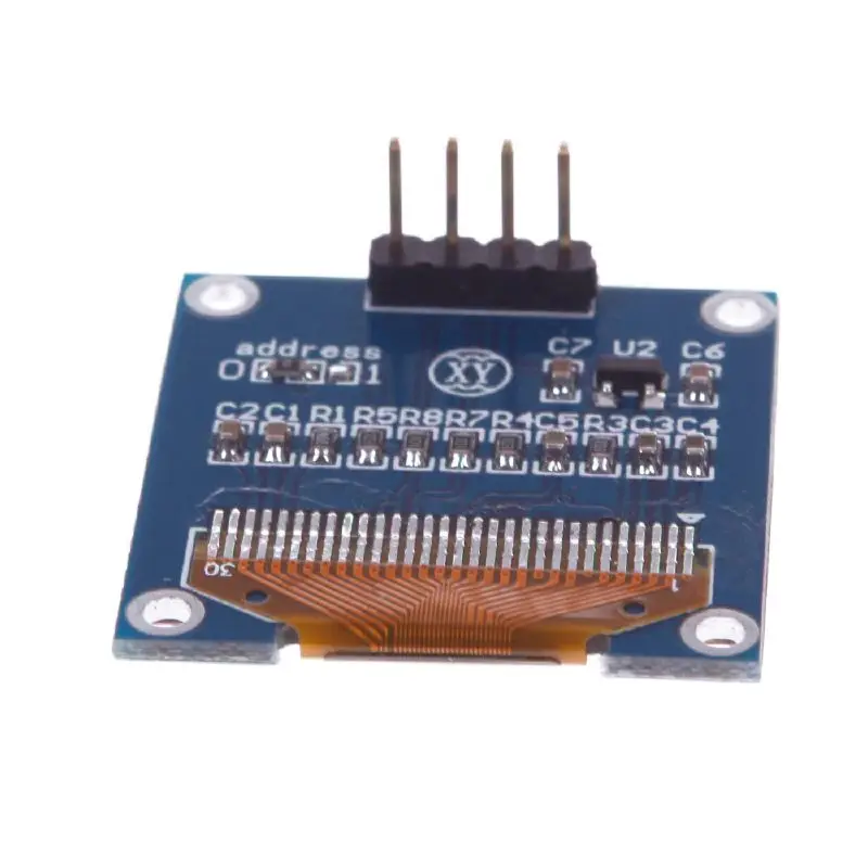 New 0.96" I2C IIC Serial 128X64 OLED LCD LED Display Module For Arduino #55785 | Электроника
