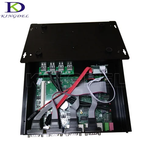 Intel Celeron 1037U/Core i5 3317U мини промышленный HTPC с двухъядерным процессором Nuc 2 * LAN Windows10