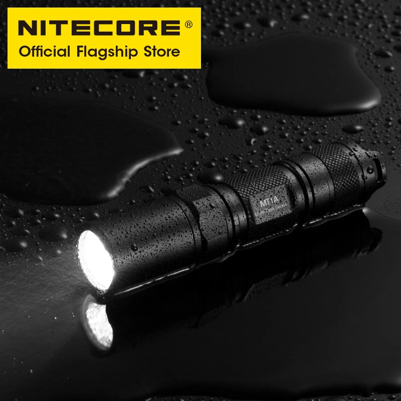 NITECORE MT1A компактный портативный открытый мини-фонарик из алюминия AA батареи фонарик