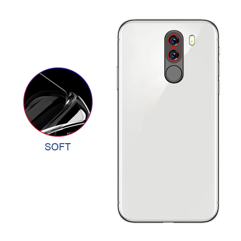 For Xiaomi F1 Mobile Shell Transparent Simple Soft Anti-fall Silicone Thin | Мобильные телефоны и аксессуары