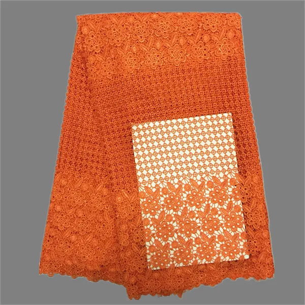 Hot sale African water soluble lace fabric nice guipure cloth for lady dress EWP25(5yards/lot) many color | Дом и сад