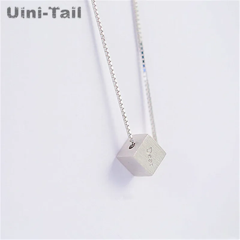 Ювелирные изделия Uini-Tail из стерлингового серебра 925 пробы корейская мода