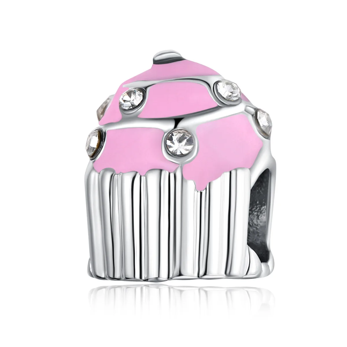 

harajuku plata de ley original Beads oorbellen Fit Bracelet jewelry valentine's day mary poppins bijoux Charms ENM530