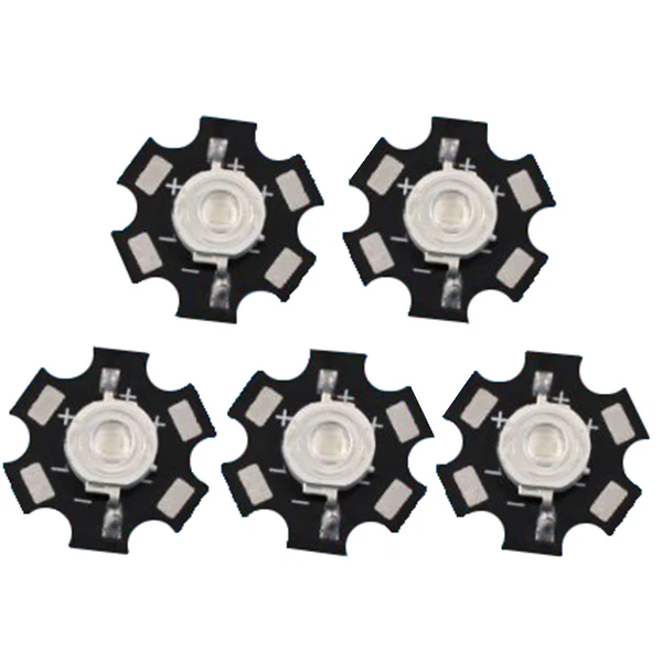 Высокая мощность Led UV 370-375nm светодиодный чип 1 Вт 3 5 10 30 50 100 | Лампы и освещение