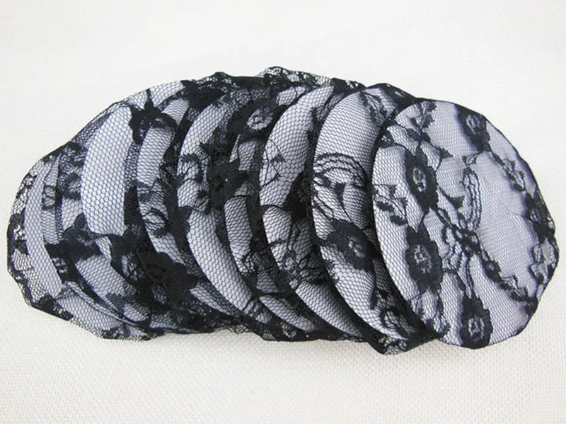 

20 Pcs Women Ballet Dance Skating Bun Cover Elastic Band Black Hair Bun Hair Accessory