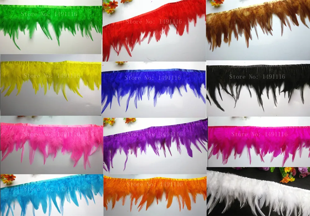 1 meter long cock feathers trim cloth sideband DIY sewing accessories / decorative | Дом и сад