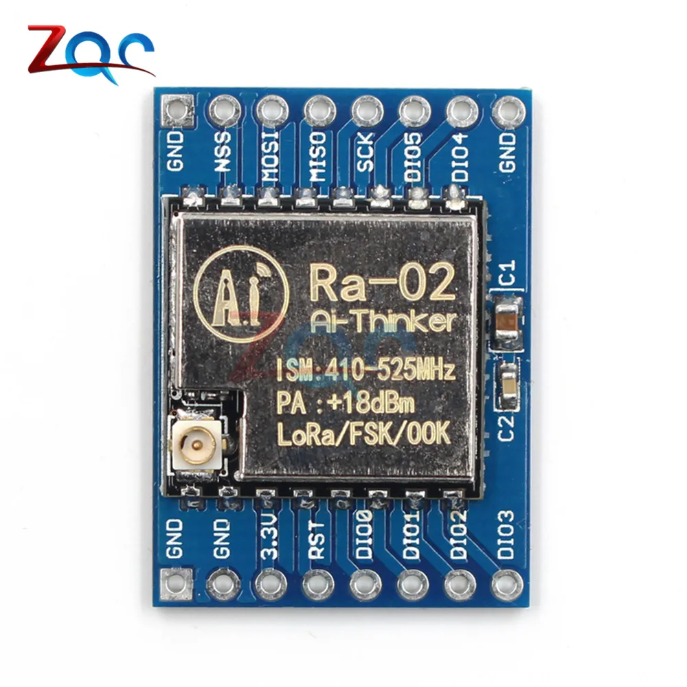SX1278 LoRa модуль 433 м МГц 10 км Ra 02 Ai Thinker беспроводной спектр распространения разъем