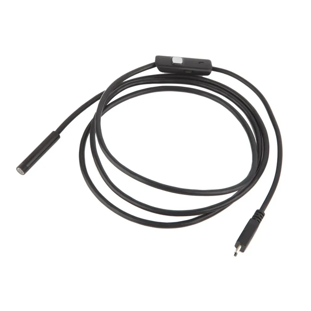 1 шт. USB эндоскоп камера HD 480 P 2 м водонепроницаемый 110A мягкий кабель 7 мм 6