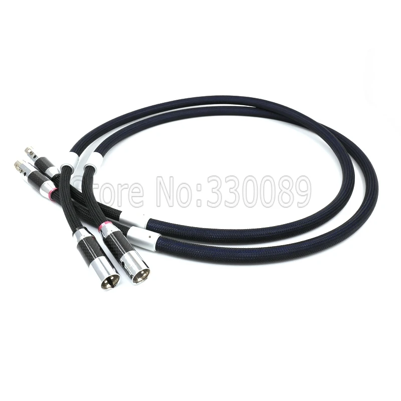 3 м/пара Lineflux(XLR) аудио кабель XLR с углеродного волокна Соединительный Штепсель XLR