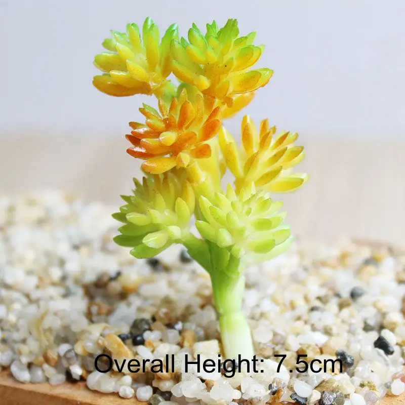 39Styles Green Artificial Succulents Plants for Home Garden Decoration Wedding Plants Wall Flower Arrangement Bonsai Fake Plants - Цвет: Green BoXueCao