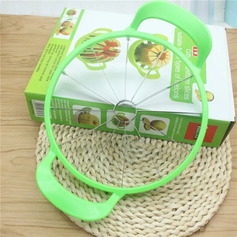 Арбуз Резак Дыня Тесак Кухня Из Нержавеющей Стали Фрукты Делитель Инструмент