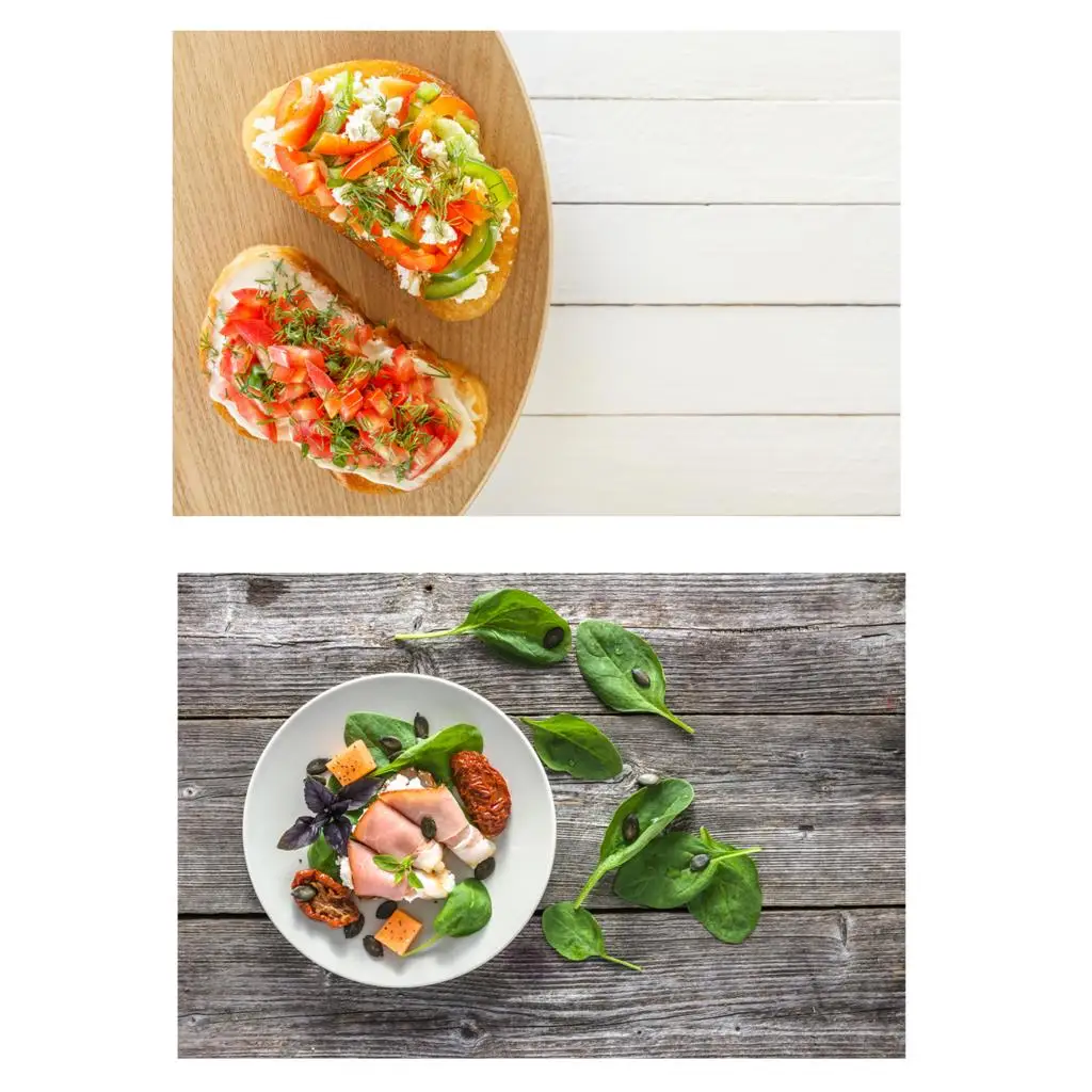Фон для фотосъемки HUAYI 83x55 см с двухсторонней деревянной доской фон фотосессии