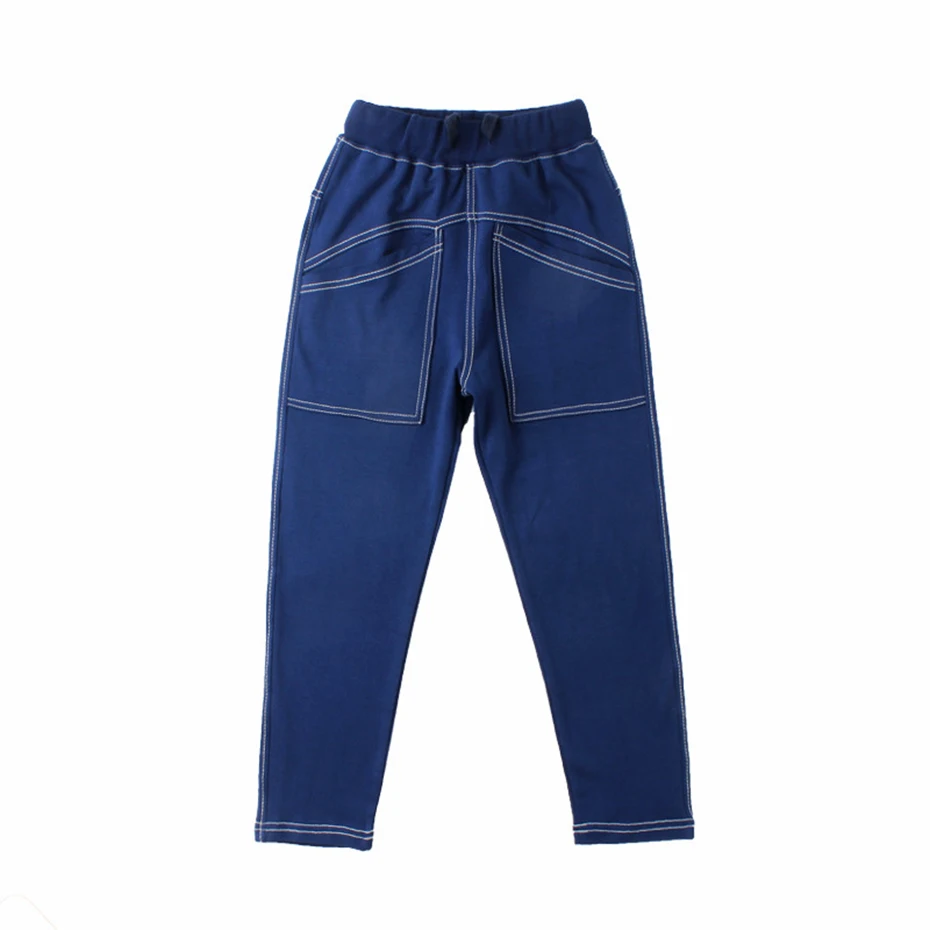 Aixinghao Boys Sport Pants 2018 Spring Regular Trousers Solid Teenage For 6 8 10 12 14 Year Clothes |