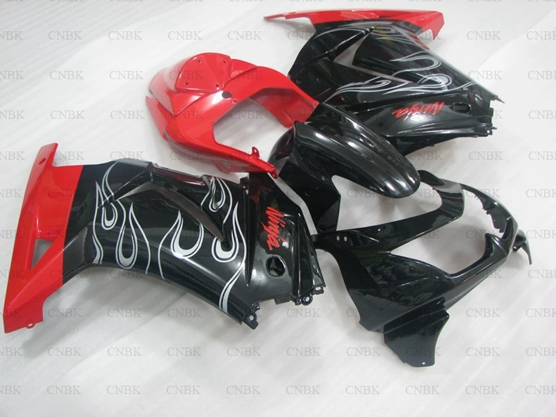 Для EX 250 2008 - 2014 комплекты тела EX250 2011 красная белая рамка кузов Ninja 250R Фотоэлементы