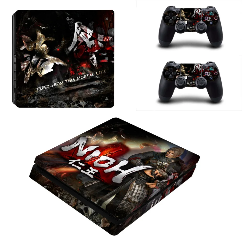 Игра Nioh наклейка PS4 тонкая кожа Стикеры для Sony Игровые приставки 4 консоли и 2