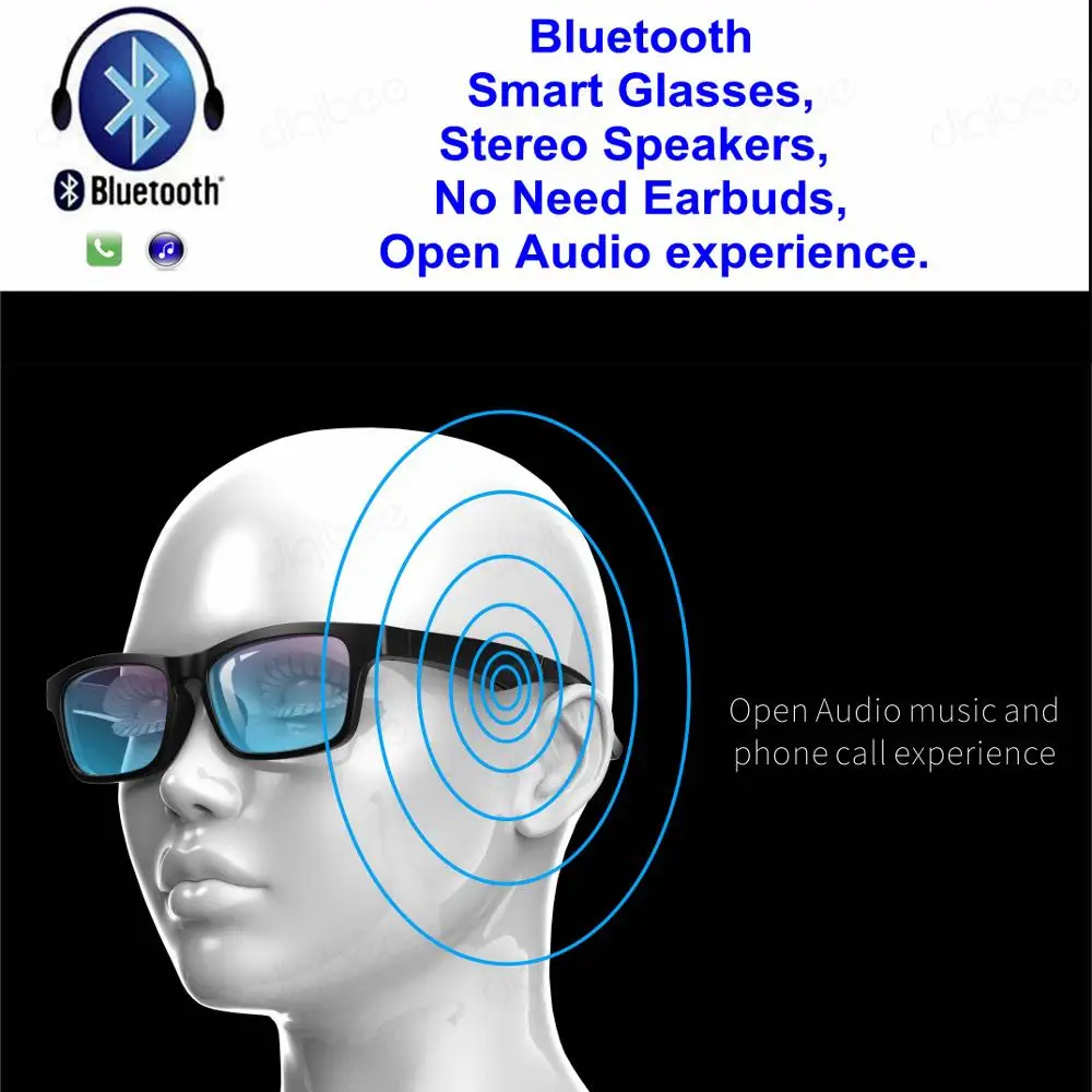 Классические очки Bluetooth 5 0 открытые аудио стерео колонки микрофон для iPhone Huawei Xiaomi