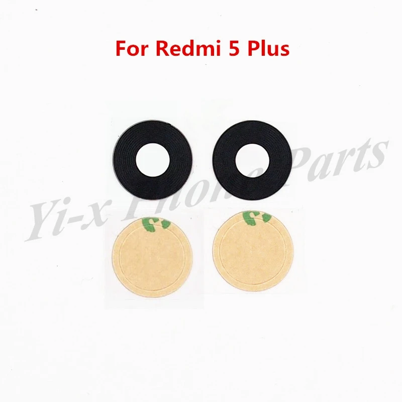 

2PCS Rear Camera Glass Lens Replacement Parts for Xiaomi Redmi 5 Plus
