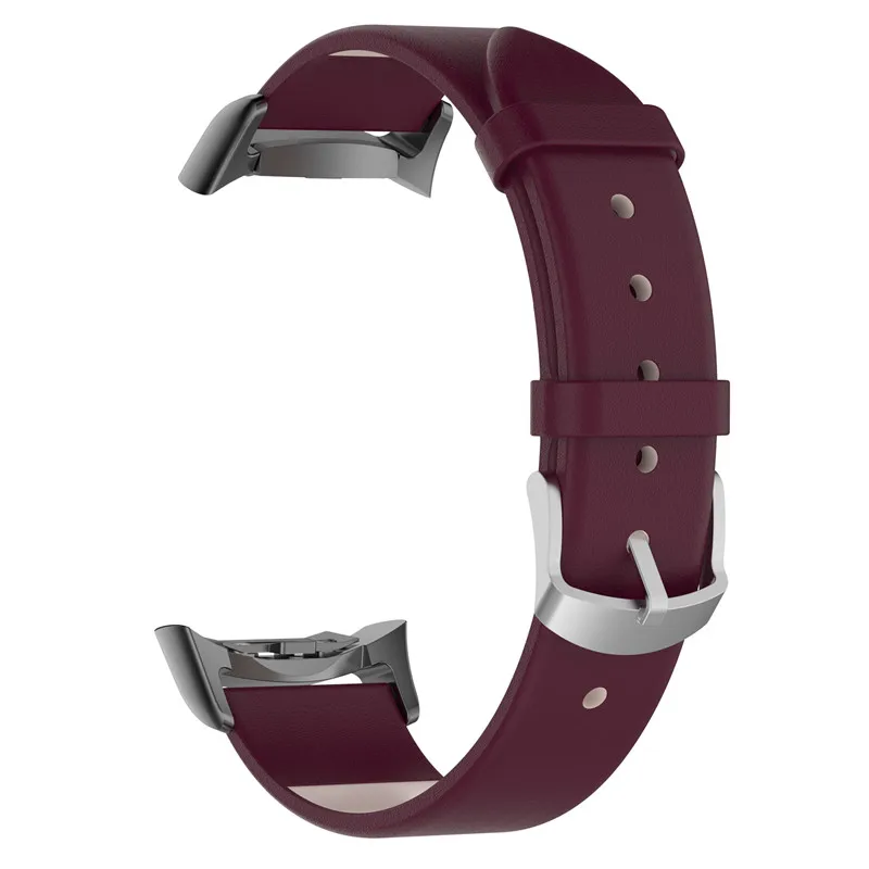 Purple Наручный ремешок для samsung gear Fit 2 SM-R360 R365 кожаный браслет с ремешком для samsung gear Fit 2 Pro ремешок для часов gear fit2 Band - Цвет: Purple