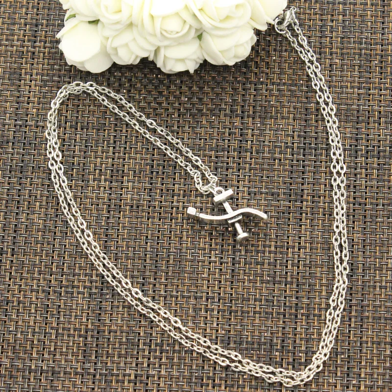 Новая мода стоматологи центр лечения кровати Подвески Круглый крест цепи