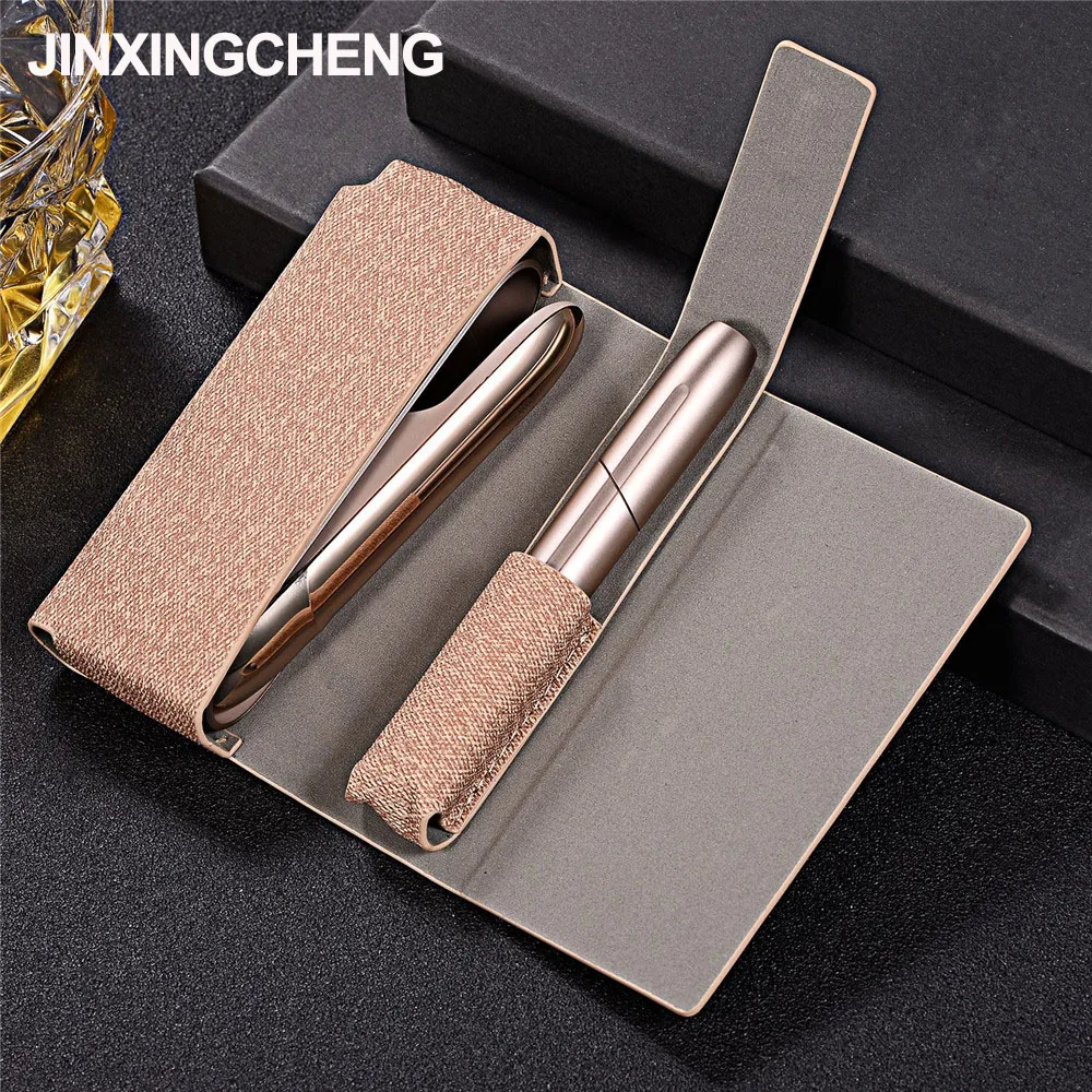JINXINGCHENG 4 цвета 2 в 1 Флип кожаный чехол для iqos 3,0 защитный чехол для iqos 3,0 держатель сумка чехол