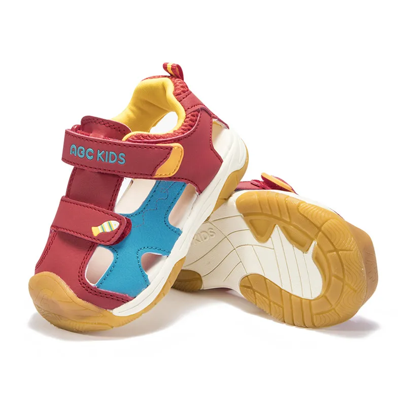 R Abckids/От 2 до 7 лет; сезон весна-лето; спортивная детская обувь; детская обувь унисекс; уличная спортивная обувь; удобные нескользящие кроссовки для малышей - Цвет: R