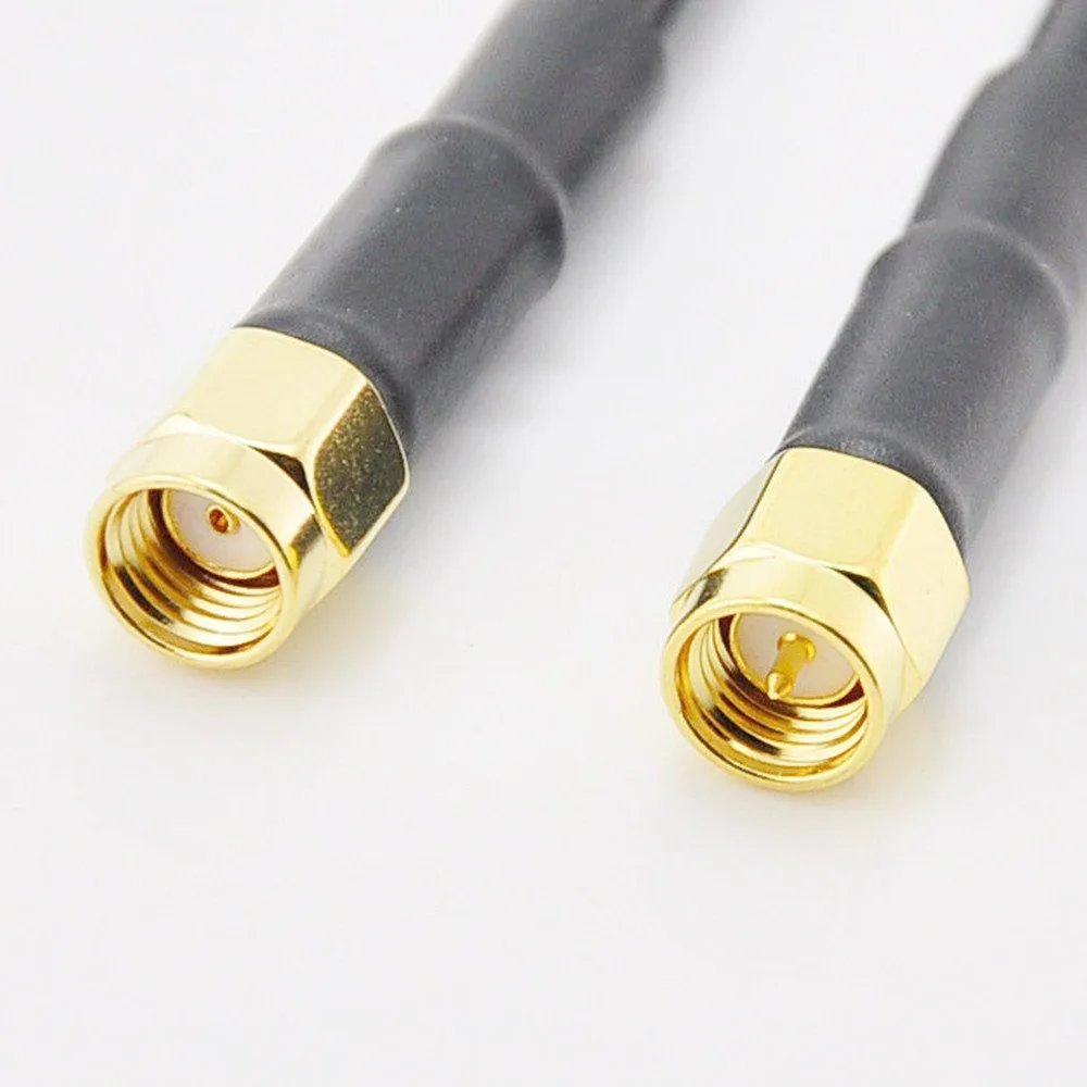 RP-SMA штепсельный соединитель SMA штекер Конвертор LMR195 беспроводной WiFi Aftermarket