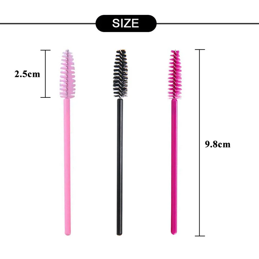 GLAMLASH 50 шт в наборе одноразовая щетка для ресниц кисти макияжа щеточка