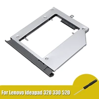 shirlin notebook hard disk drive 2nd hdd ssd hard drive caddy for lenovo ideapad 320 330 520 with screwdriver