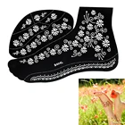 1 лист, женские временные нетоксичные наклейки с цветочным кружевом