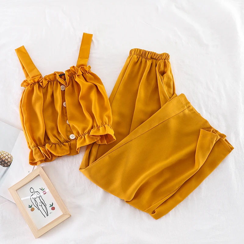 2019 Новый Модный женский комплект из двух предметов летние короткие ремни + шорты