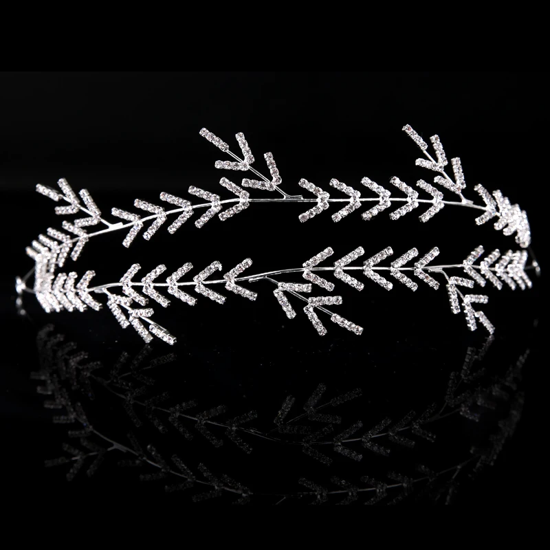 Изысканная Серебряная повязка для волос ручной работы тиара Снежинка Ювелирное
