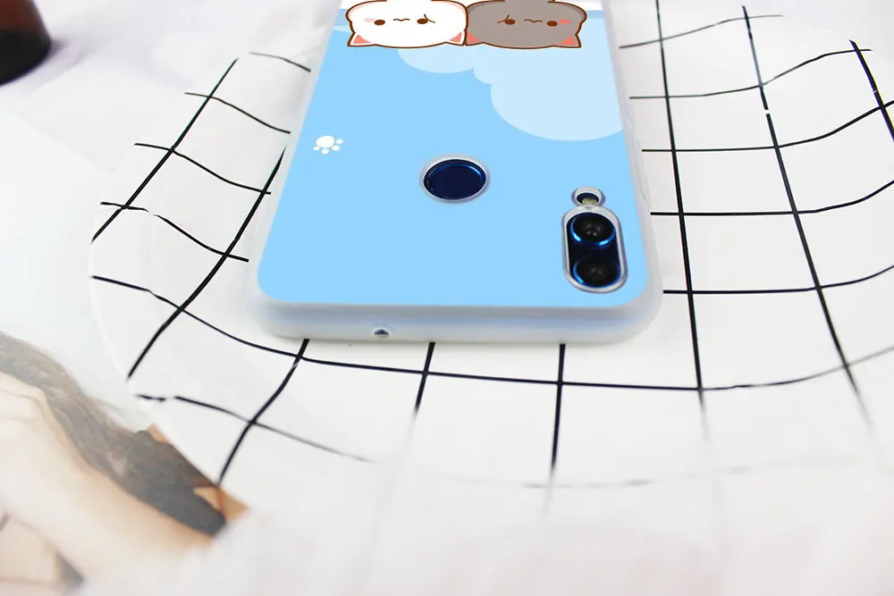 Kawaii Molang мультфильм аниме собака Кот Чехол для Huawei Honor 30 20 10 9 Lite 30pro 20pro 30s 10i 9a 8a