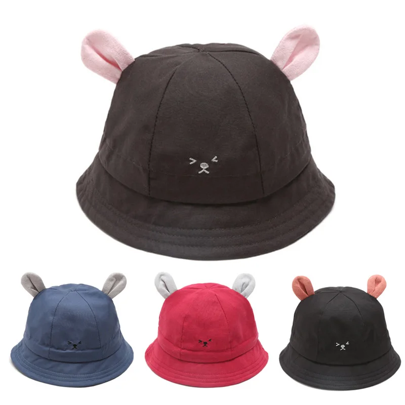 Casual Baby Hat Cotton Adjustable Children Cap for Girls Autumn Spring Kids Hats Boy Accessories 1-4 Years 1 PC | Детская одежда и