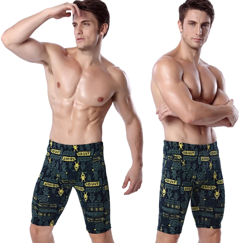 

2023 Cool ADULT Print Mens Swimwear Drawstring Long Swimming Trunks Knee Length Vintage UK Flag Swimming Jammers L.XL.2XL.3XL